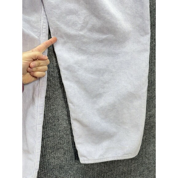 Levis Corduroy Baggy Dad Pants Womens 34 Lilac Purple Jeans Relaxed Y2K Retro - Picture 9 of 15